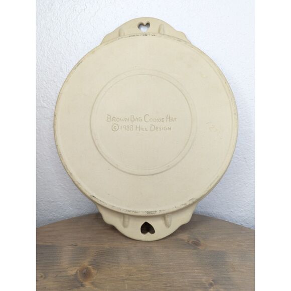 Brown Bag Cookie Art Shortbread Mold Pan 1988 Hill Design Hearts Traditional - Picture 2 of 8